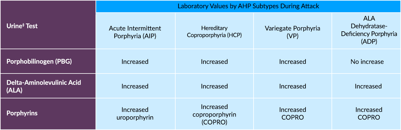 porphyria urine color